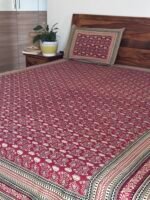 Kalamkari King size Cotton Bedsheet - Image 6