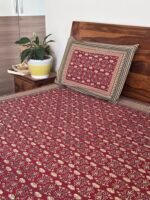 Kalamkari King size Cotton Bedsheet - Image 7