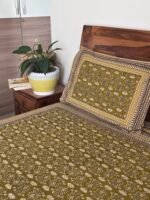 Kalamkari King Size Cotton Bedsheet - Image 5