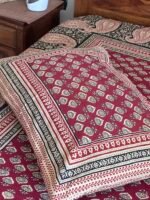 Kalamkari King Size Cotton Bedsheet - Image 4
