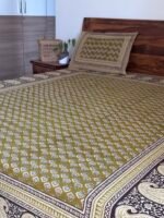 Kalamkari King Size Cotton Bedsheet - Image 5