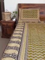 Kalamkari King Size Cotton Bedsheet