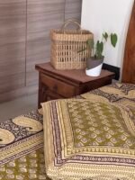 Kalamkari King Size Cotton Bedsheet - Image 2