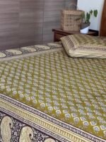 Kalamkari King Size Cotton Bedsheet - Image 3