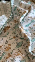 Jungle Safari Handblocked Reversible Dohar - Image 3