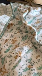 Jungle Safari Handblocked Reversible Dohar - Image 2