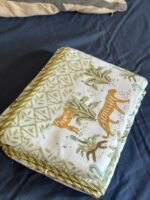 Jungle Safari Handblocked Reversible Dohar - Image 7