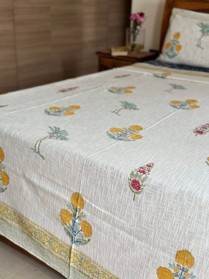 Yellow Marigold Premium Bedcover - Image 2