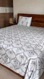 Blooming Blue Luxury Cotton Bedlinen - Image 2