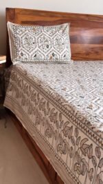 Rangoli Super King Size Cotton Bedsheet - Image 2