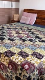 Patchwork Reversible Quilted Bedcover
