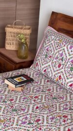 Rangoli Super King Size Cotton Bedsheet