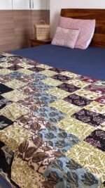 Patchwork Reversible Quilted Bedcover - Image 5