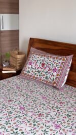 Rangoli Super King Size Cotton Bedsheet - Image 5