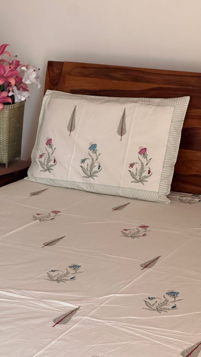 Siyare Premium King Size Bedsheet - Image 6