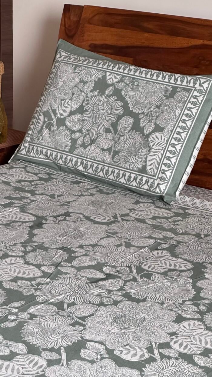 Kadam Super King Size Cotton Bedsheet - Image 7
