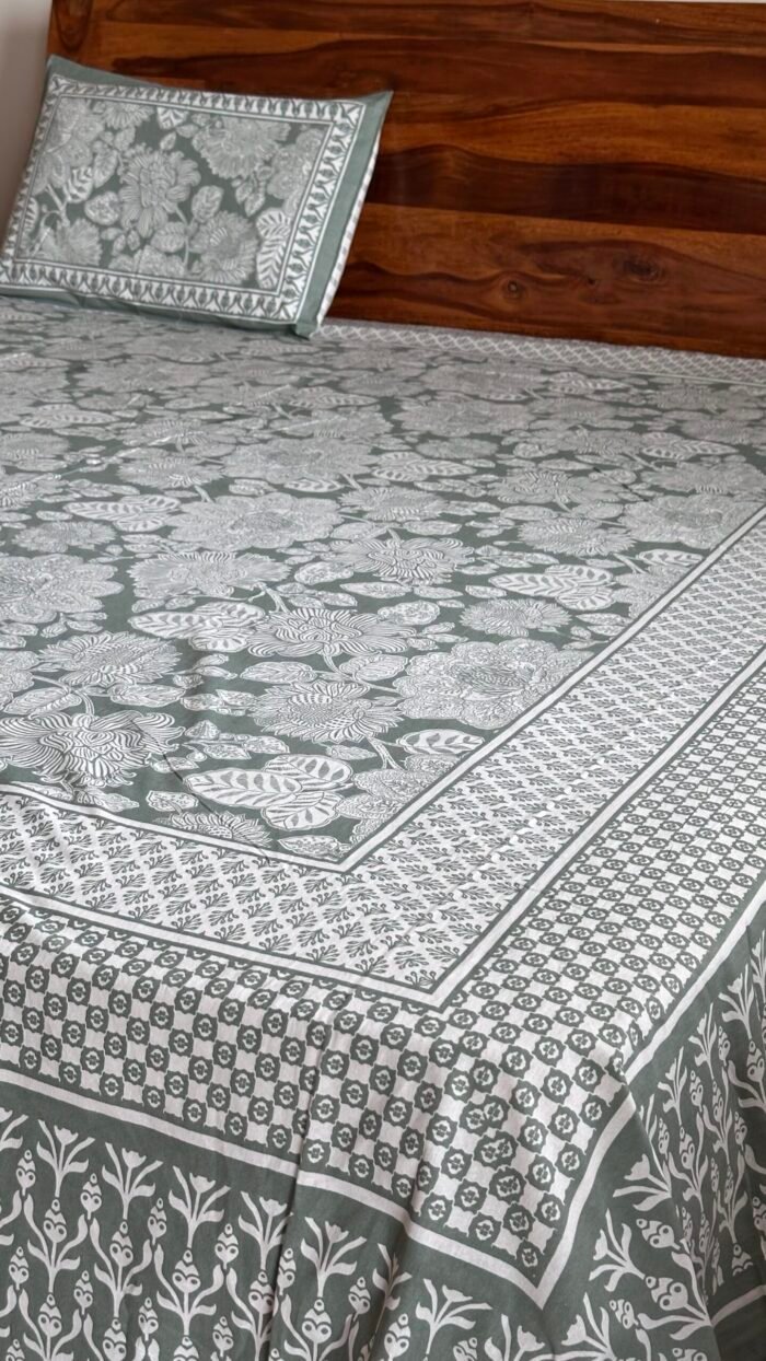 Kadam Super King Size Cotton Bedsheet - Image 3