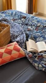 Indigo Patchwork Double King Size Quilt