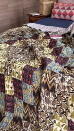 Patchwork Reversible Single Bed Quilt - Image 2
