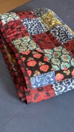 Patchwork Reversible Single Bed Quilt - Image 6