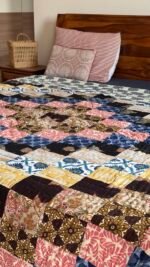 Patchwork Reversible Double Bed Quilt