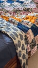 Colorful Patchwork Double Bed Quilt - Image 2