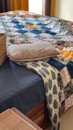 Colorful Patchwork Double Bed Quilt - Image 3