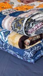Patchwork Reversible Double Bed Quilt - Image 2