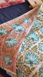 Gulabi Kamal Reversible Double Bed Dohar