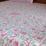 Saba King Size Cotton Bedsheet