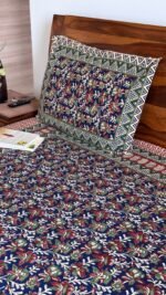 Kalamkari King Size Cotton Bedsheet - Image 6
