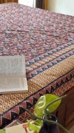 Kalamkari King Size Bedsheet - Image 6