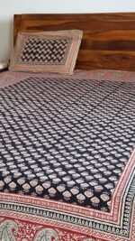 Kalamkari King Size Bedsheet - Image 6