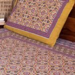 Ajrakh King Size Cotton Bedsheet