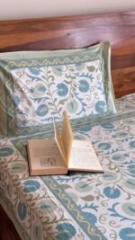 Saba King Size Cotton Bedsheet - Image 2