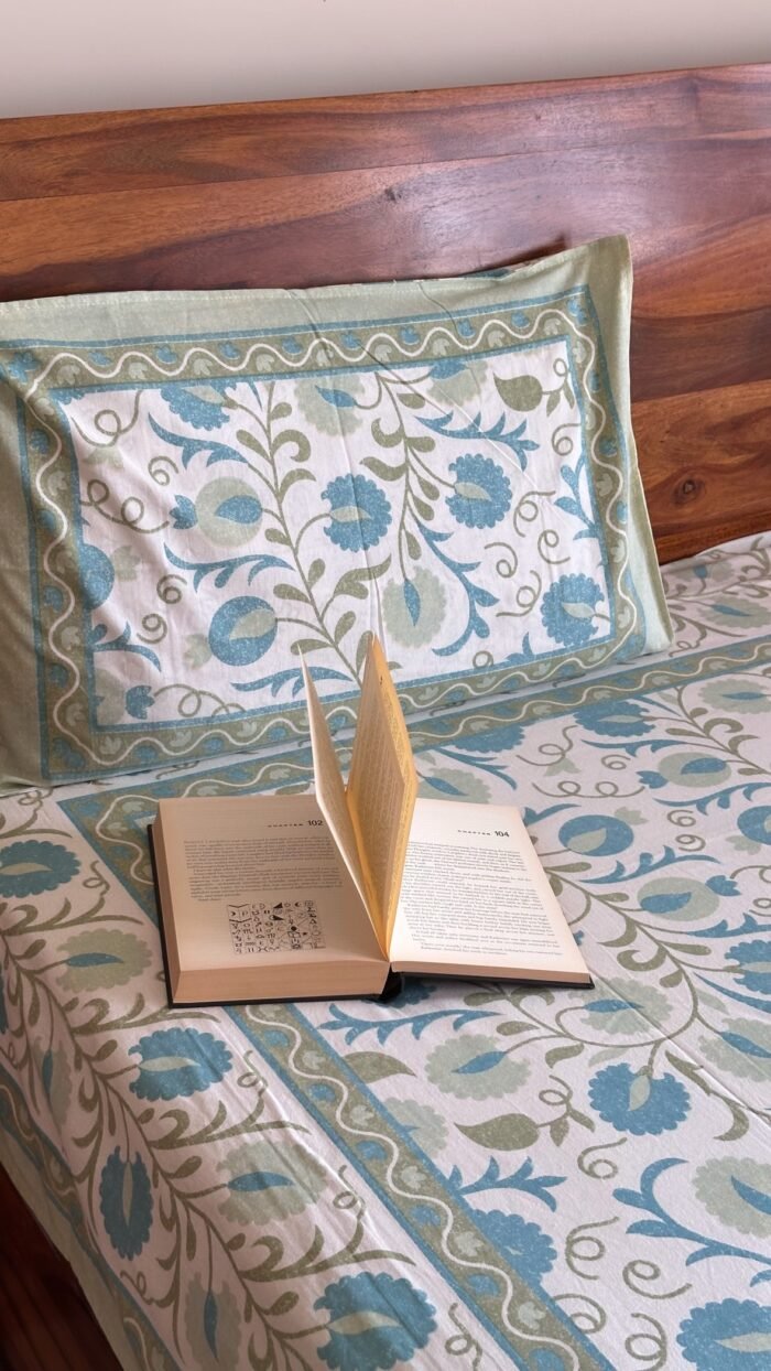 3a89d706-cb31-453a-b5b3-2fc4163ea9b9 Saba King Size Cotton Bedsheet - Image 2