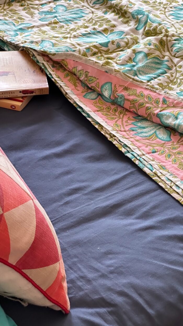 Gulabi Kamal Reversible Double Bed Dohar - Image 4