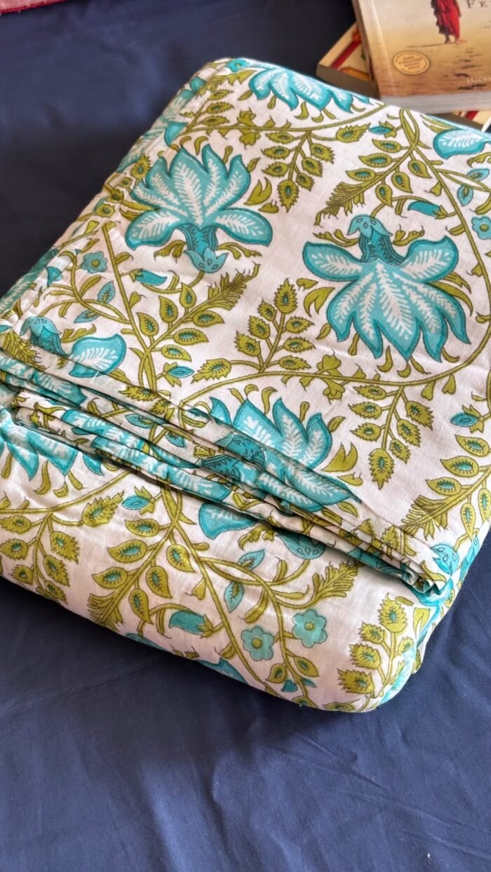 Gulabi Kamal Reversible Double Bed Dohar - Image 5