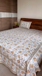 Saba King Size Cotton Bedsheet - Image 6