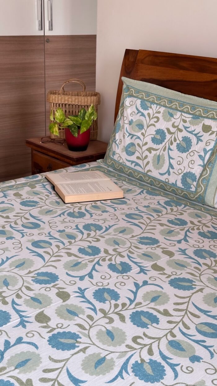 5e38e28d-fef1-4f23-9548-8b91991e3e1e Saba King Size Cotton Bedsheet - Image 5