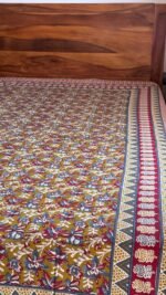 Kalamkari King Size Cotton Bedsheet - Image 4