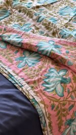 Gulabi Kamal Reversible Double Bed Dohar - Image 3