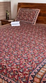 Kalamkari King Size Bedsheet