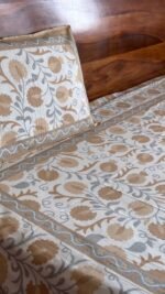 Saba King Size Cotton Bedsheet - Image 2