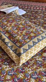 Kalamkari King Size Cotton Bedsheet - Image 7