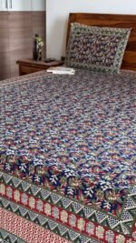 Kalamkari King Size Cotton Bedsheet - Image 7