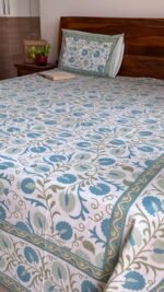 Saba King Size Cotton Bedsheet