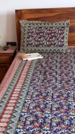 Kalamkari King Size Cotton Bedsheet - Image 5