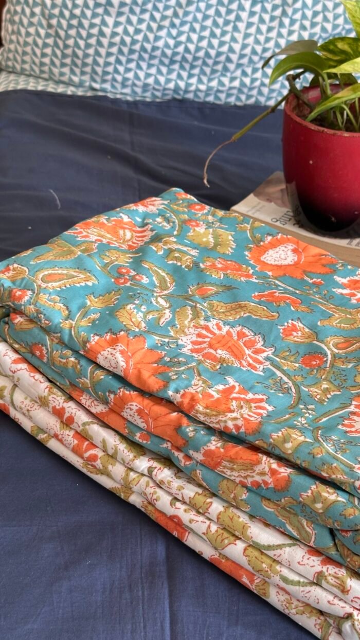 img_6431 Floral Mul Cotton Dohar Single (Pair) - Image 2