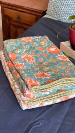 Floral Mul Cotton Dohar Single (Pair) - Image 3